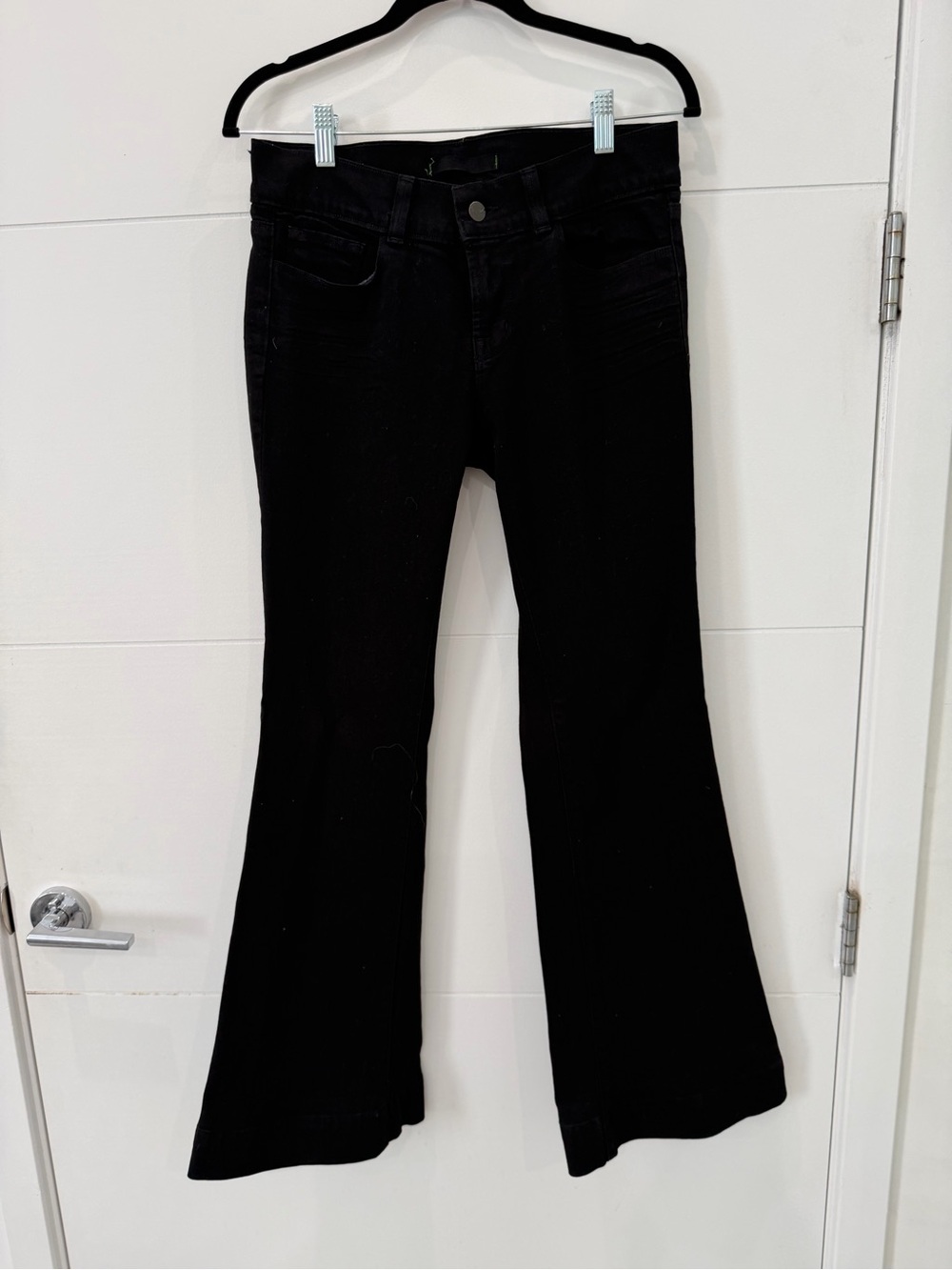 J Brand Black Flare Jeans